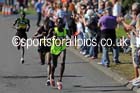 Mo Farah and Mike Kigen lead the mens 2014 BUPA Great North Run. Photo: David T. Hewitson/Sports for All Pics